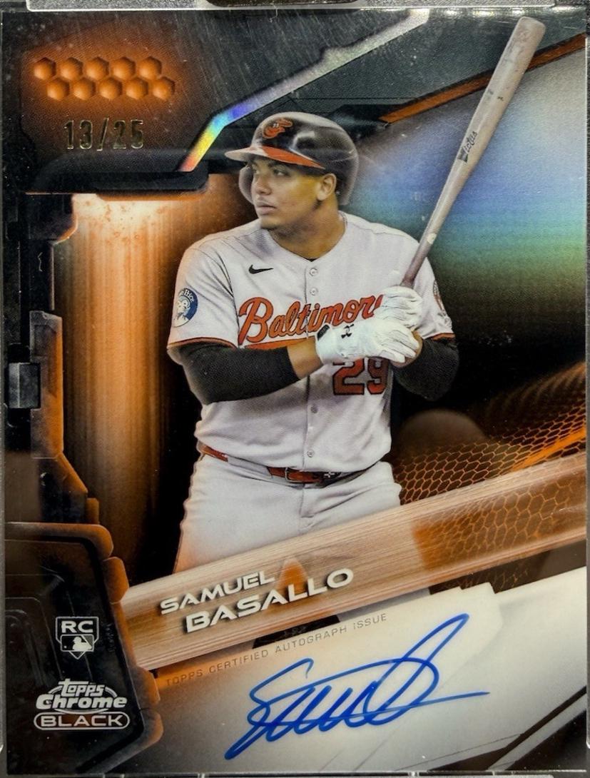 Samuel Basallo [Orange Refractor] #CBA-SB