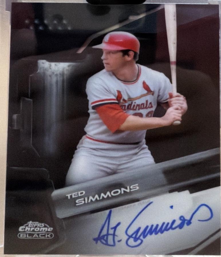 Ted Simmons #CBA-TS
