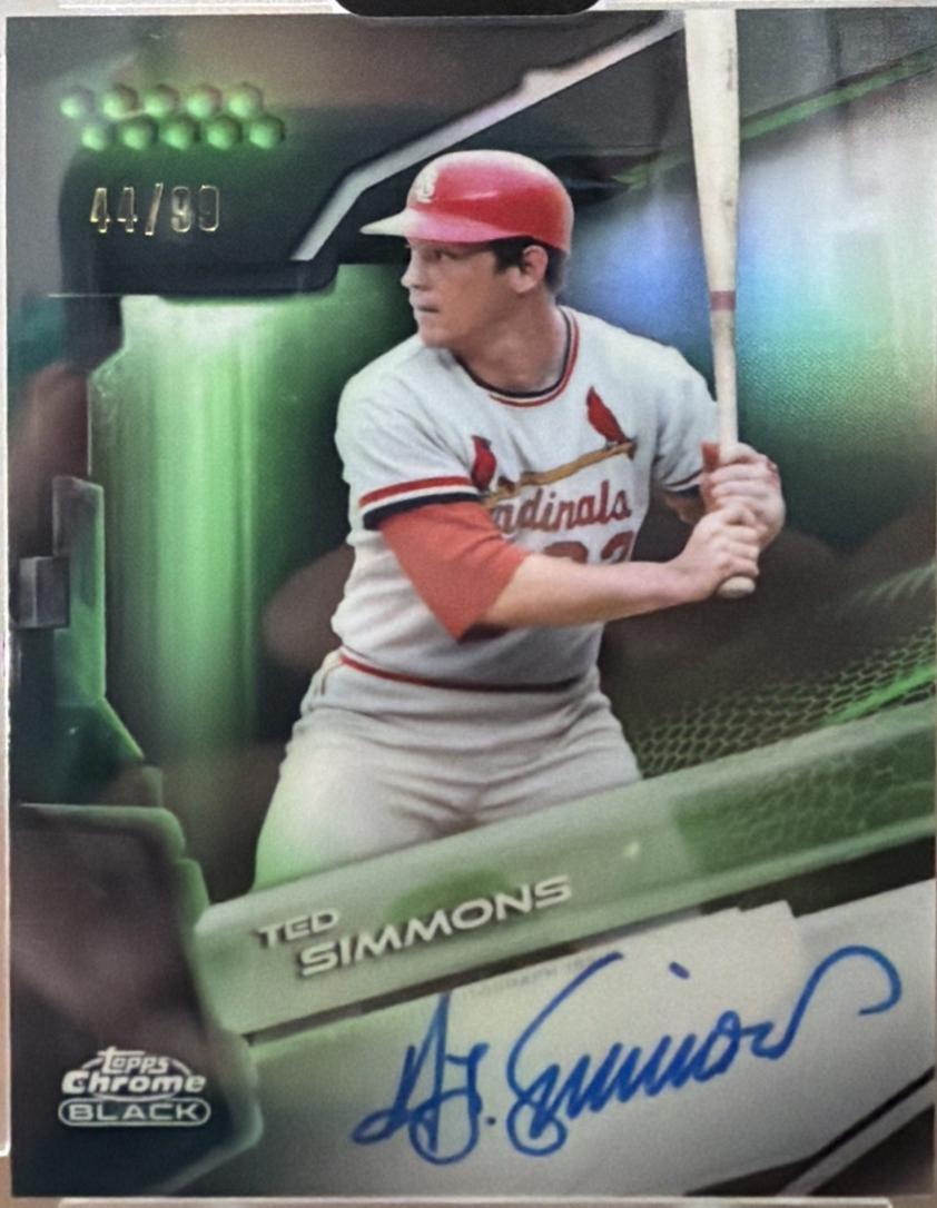 Ted Simmons [Green Refractor] #CBA-TS