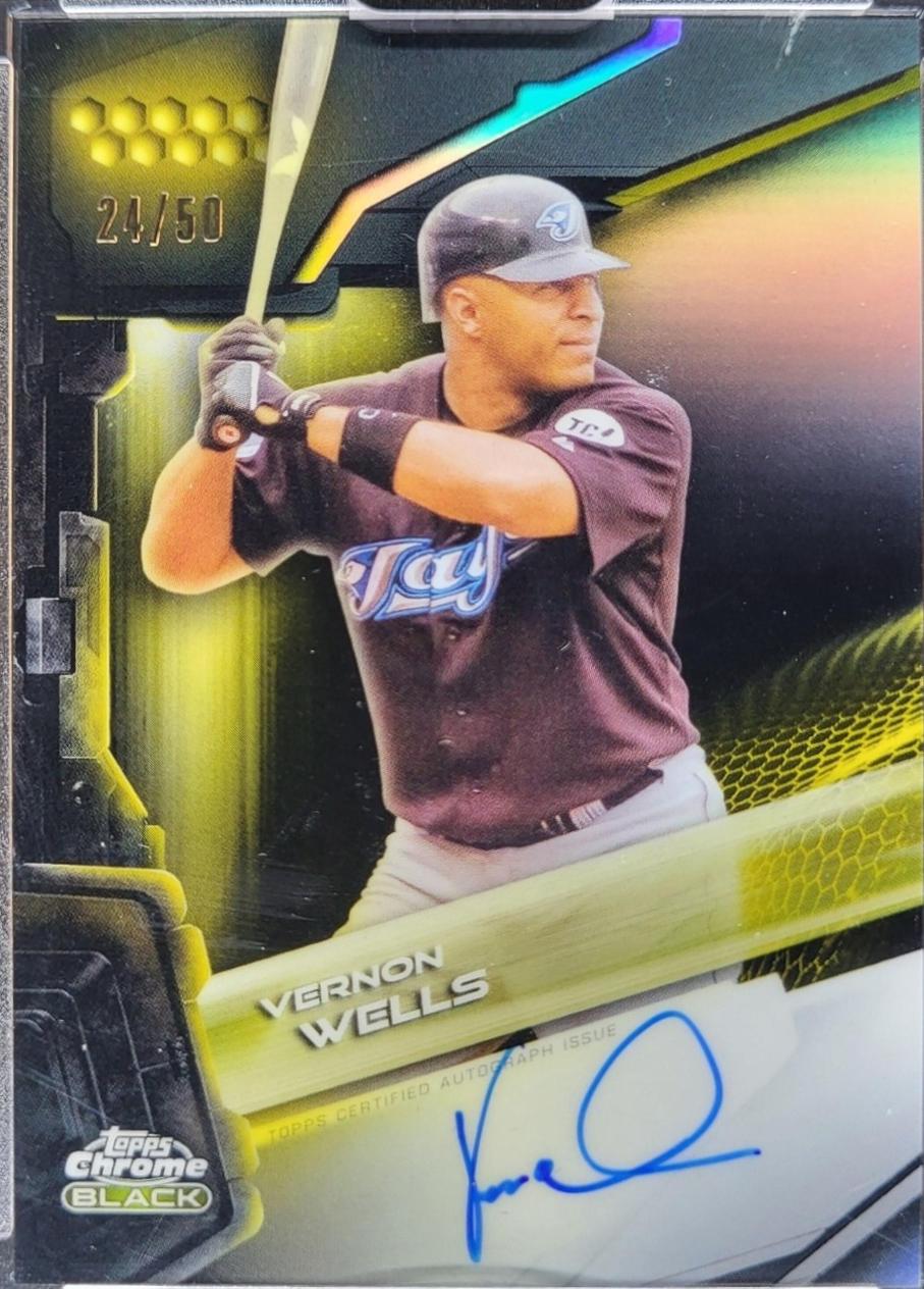 Vernon Wells [Gold Refractor] #CBA-VW
