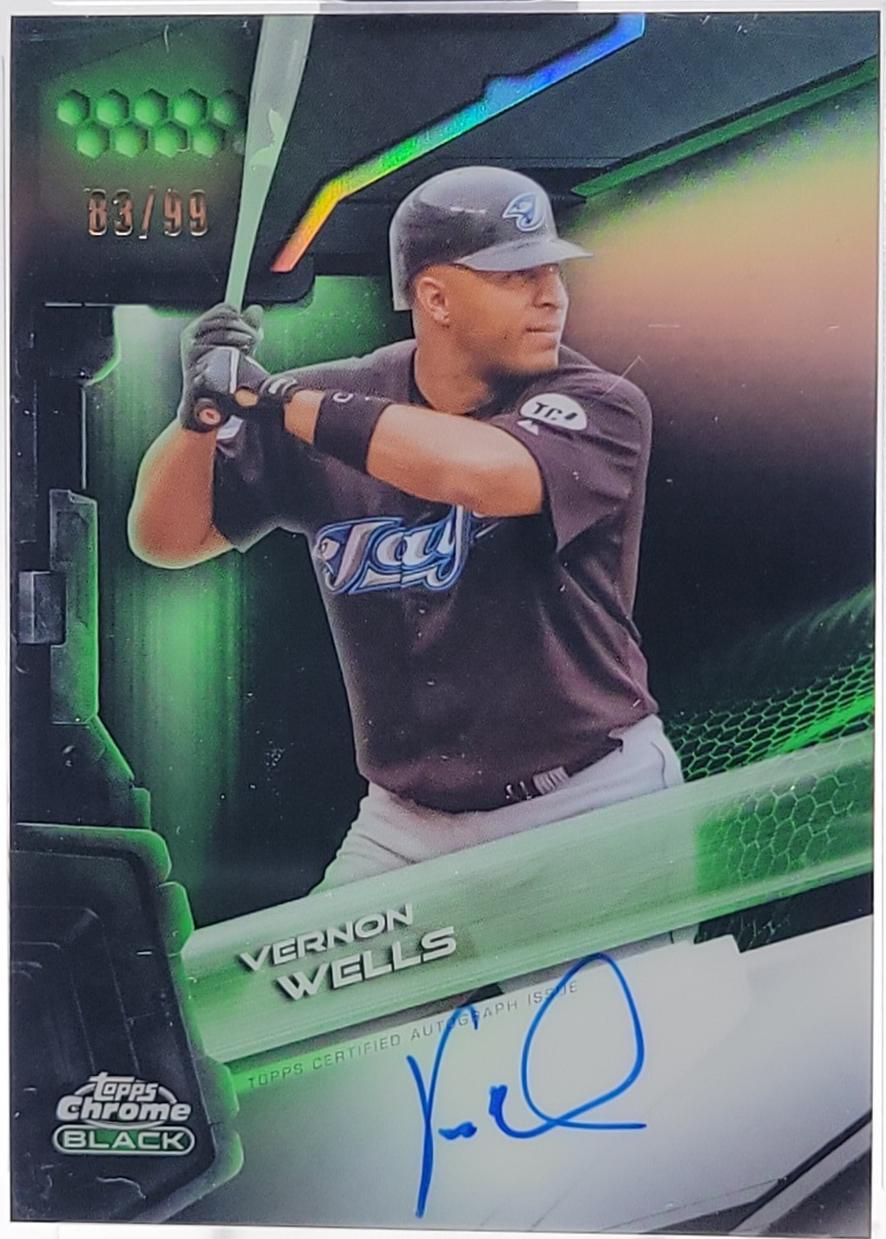 Vernon Wells [Green Refractor] #CBA-VW