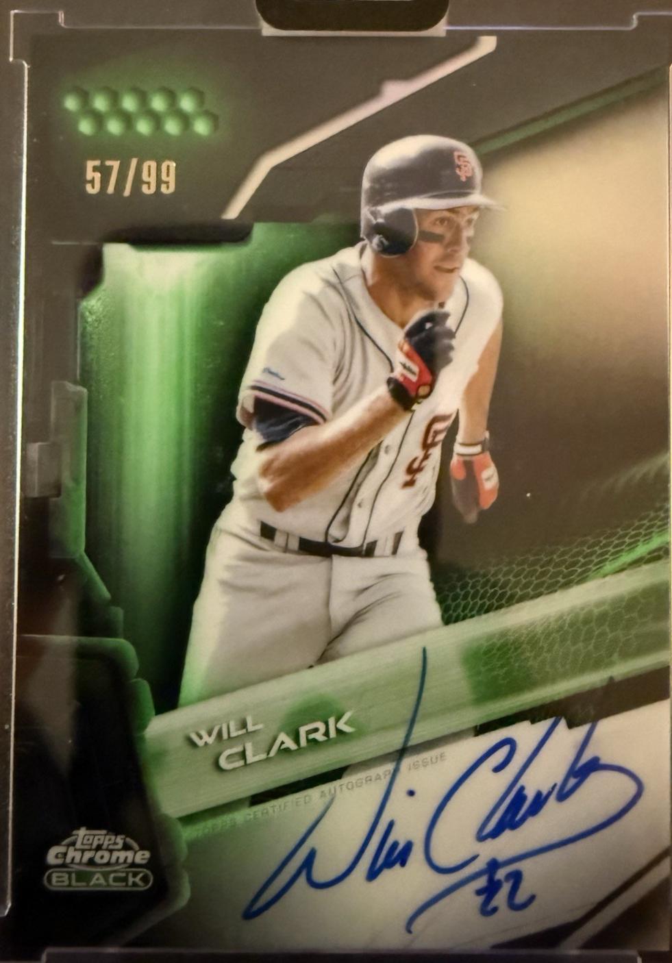 Will Clark [Green Refractor] #CBA-WC