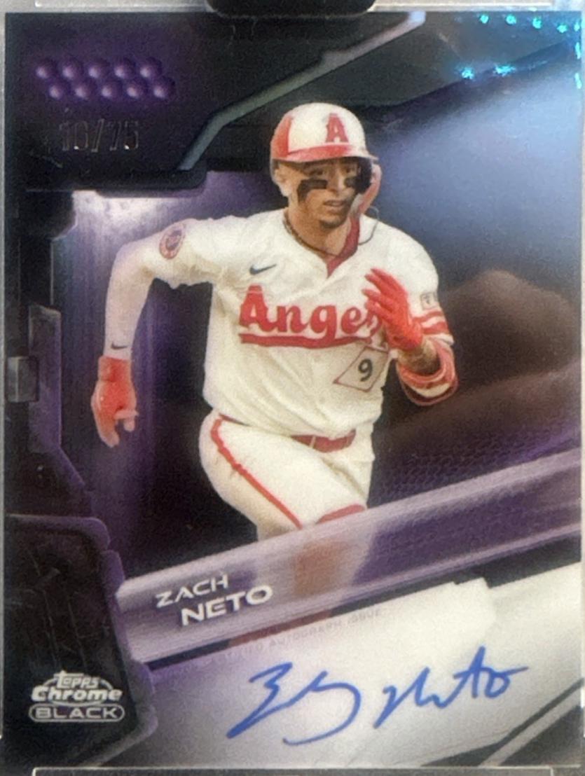 Zach Neto [Purple Refractor] #CBA-ZNE