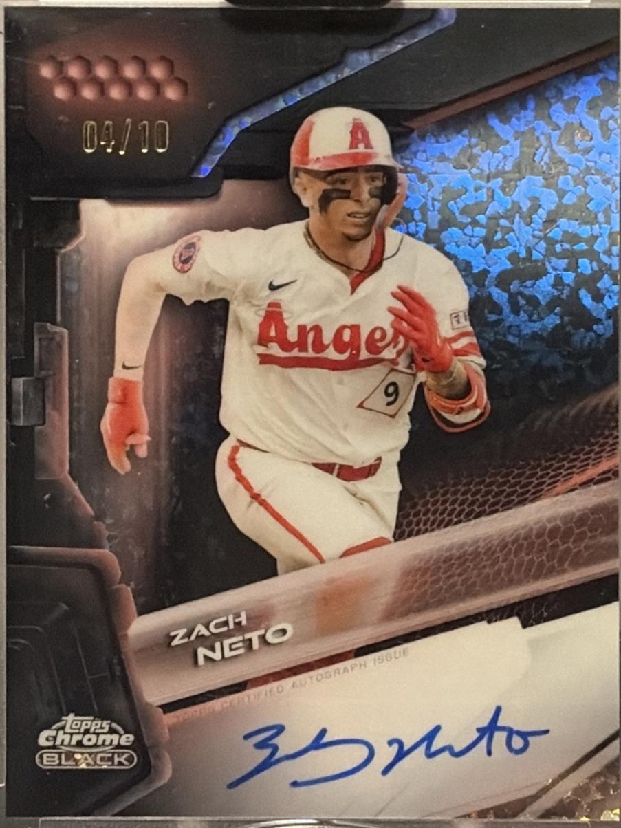 Zach Neto [Rose Gold Mini-Diamond Refractor] #CBA-ZNE