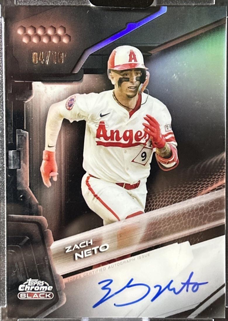 Zach Neto [Rose Gold Refractor] #CBA-ZNE