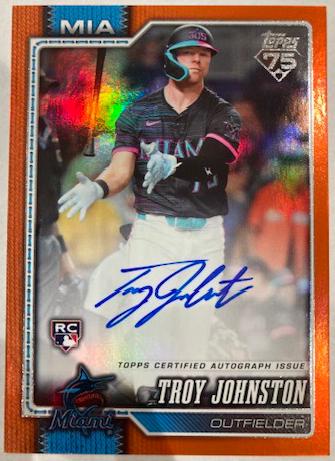 Troy Johnston [Orange Foil] #317