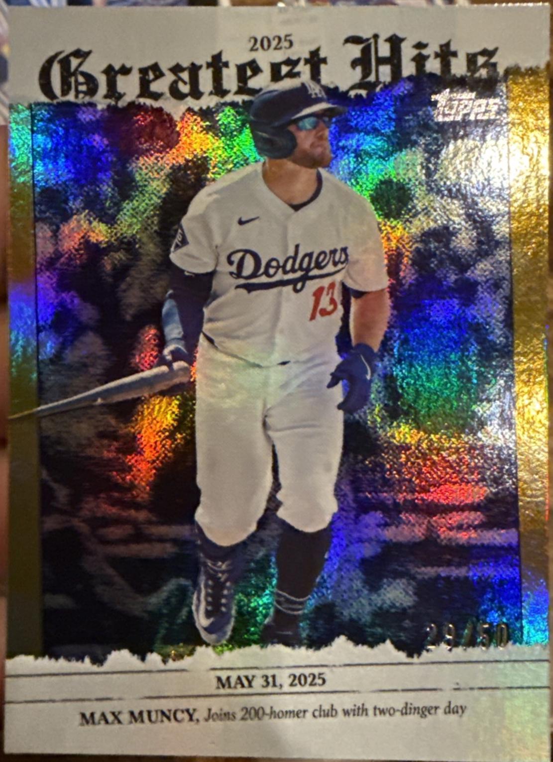 Max Muncy [Gold Foil] #GH-24