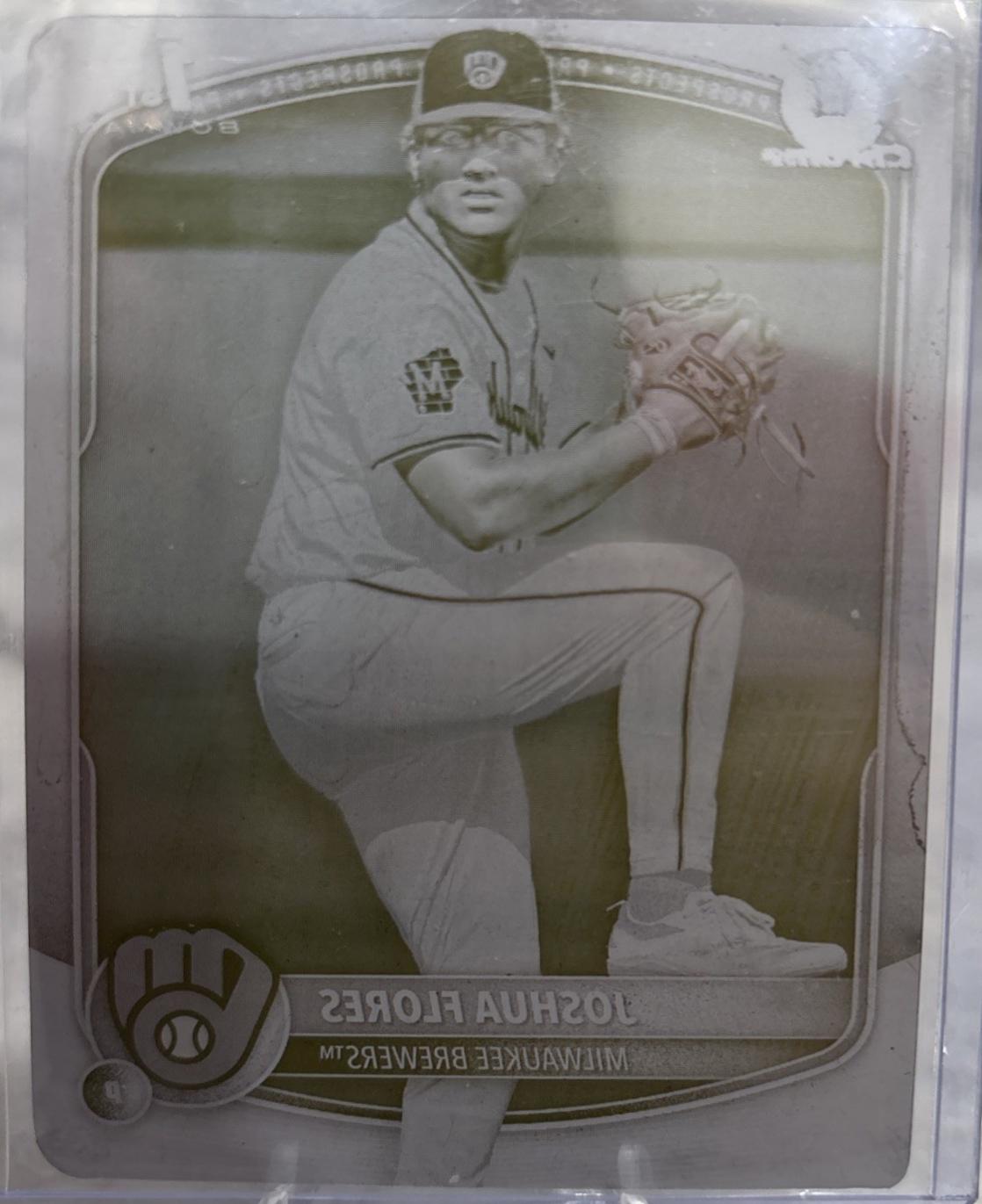 Joshua Flores [Printing Plate] #BD-82