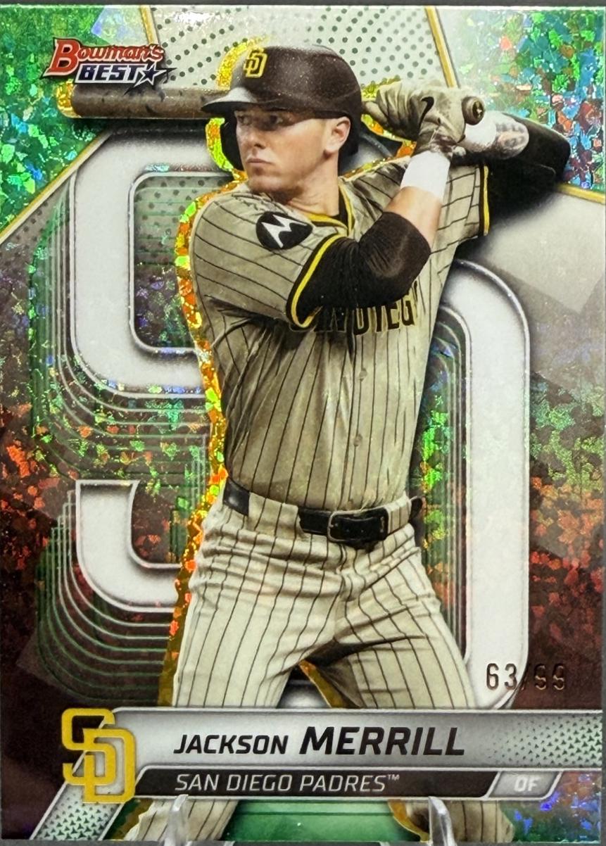 Jackson Merrill [Green Mini-Diamond Refractor] #17