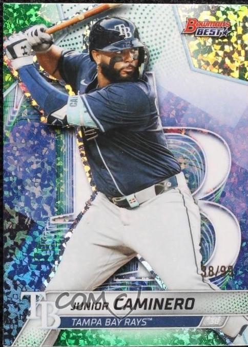 Junior Caminero [Green Mini-Diamond Refractor] #53