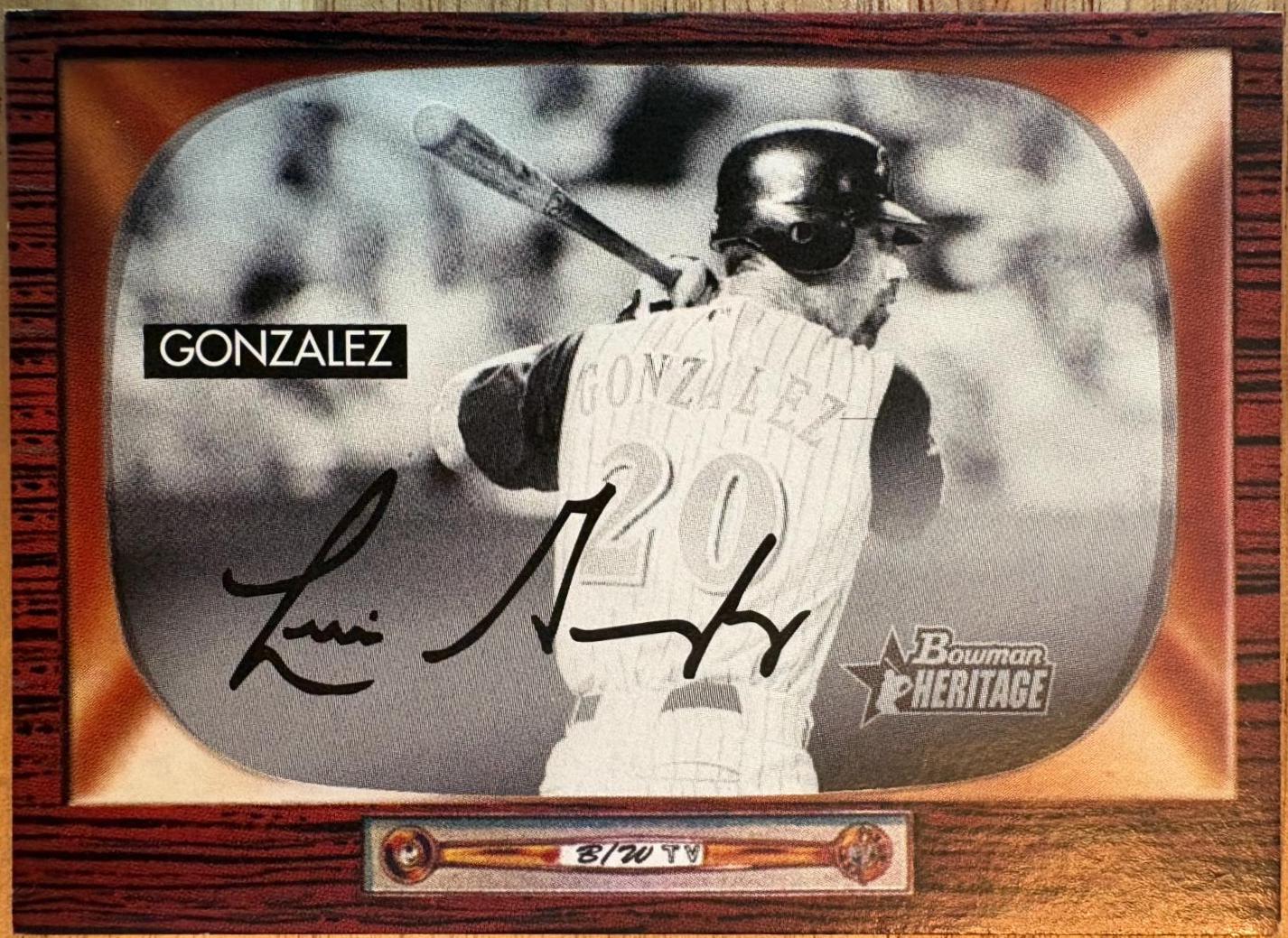 Luis Gonzalez [Black And White] #124