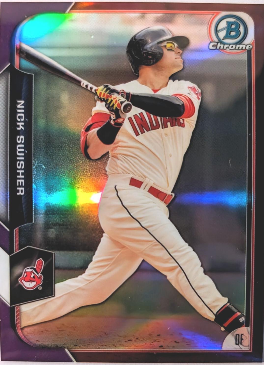 Nick Swisher [Purple Refractor] #129