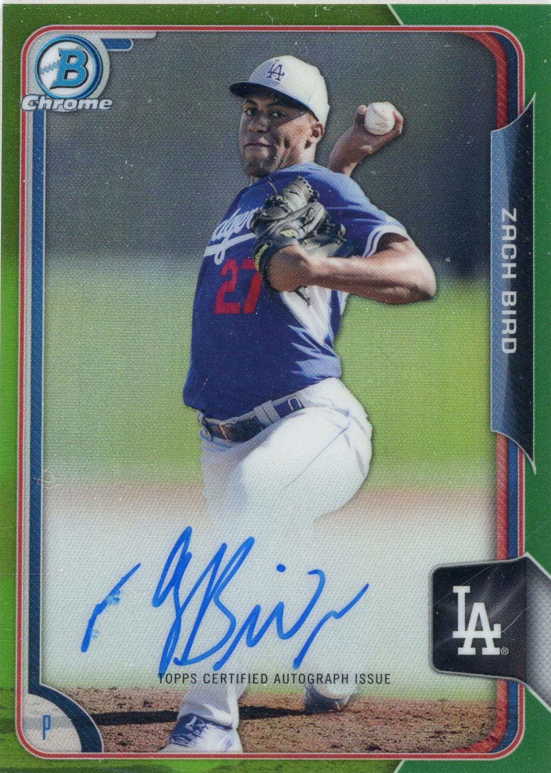 Zach Bird [Green Refractor] #BCAP-ZB