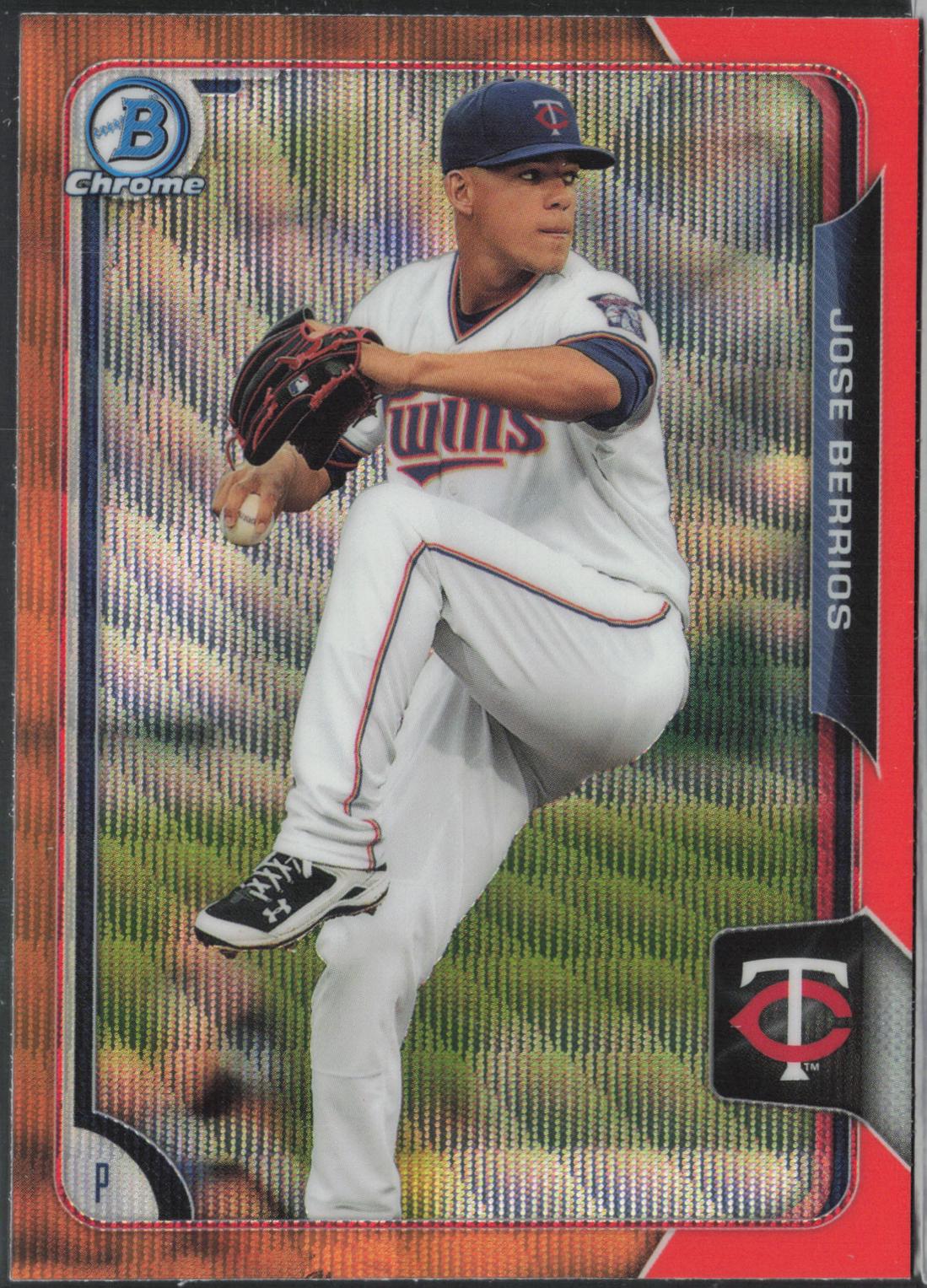 Jose Berrios [Orange Wave Refractor] #BCP91