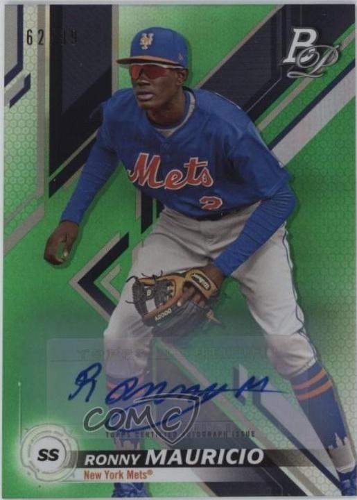 Ronny Mauricio [Autograph Green] #TOP-57