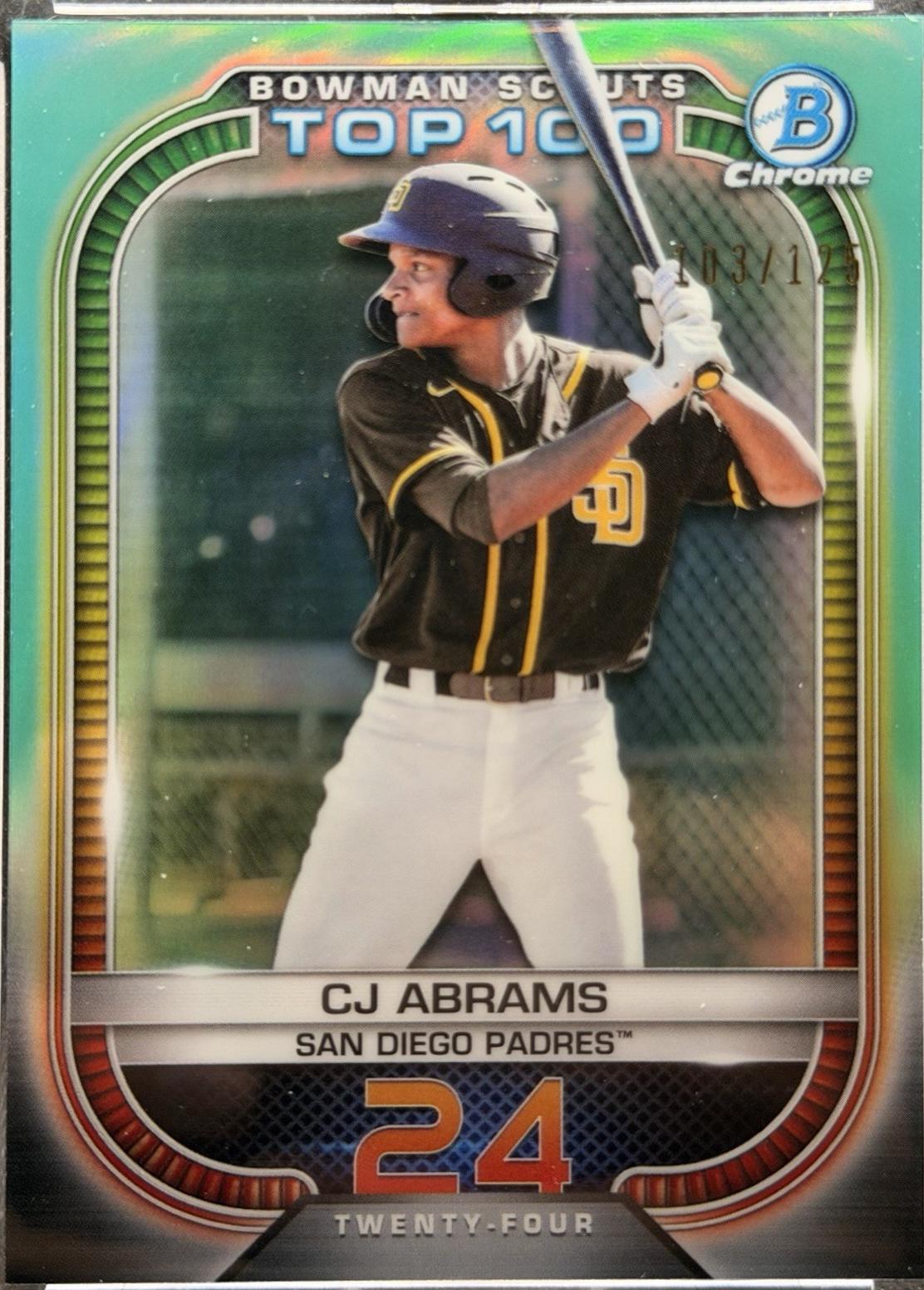 CJ Abrams [Aqua] #BTP-24
