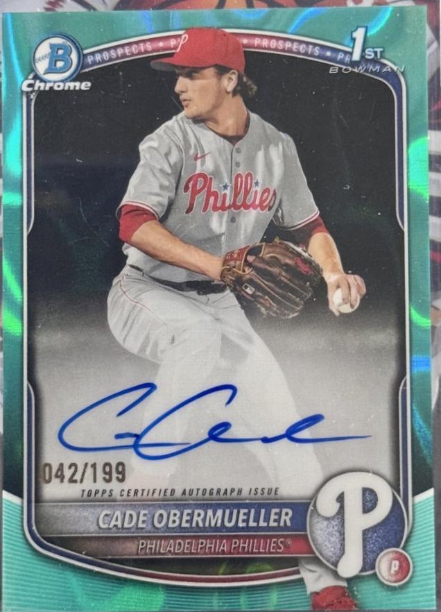 Cade Obermueller [Aqua Lava Refractor] #CPA-CO