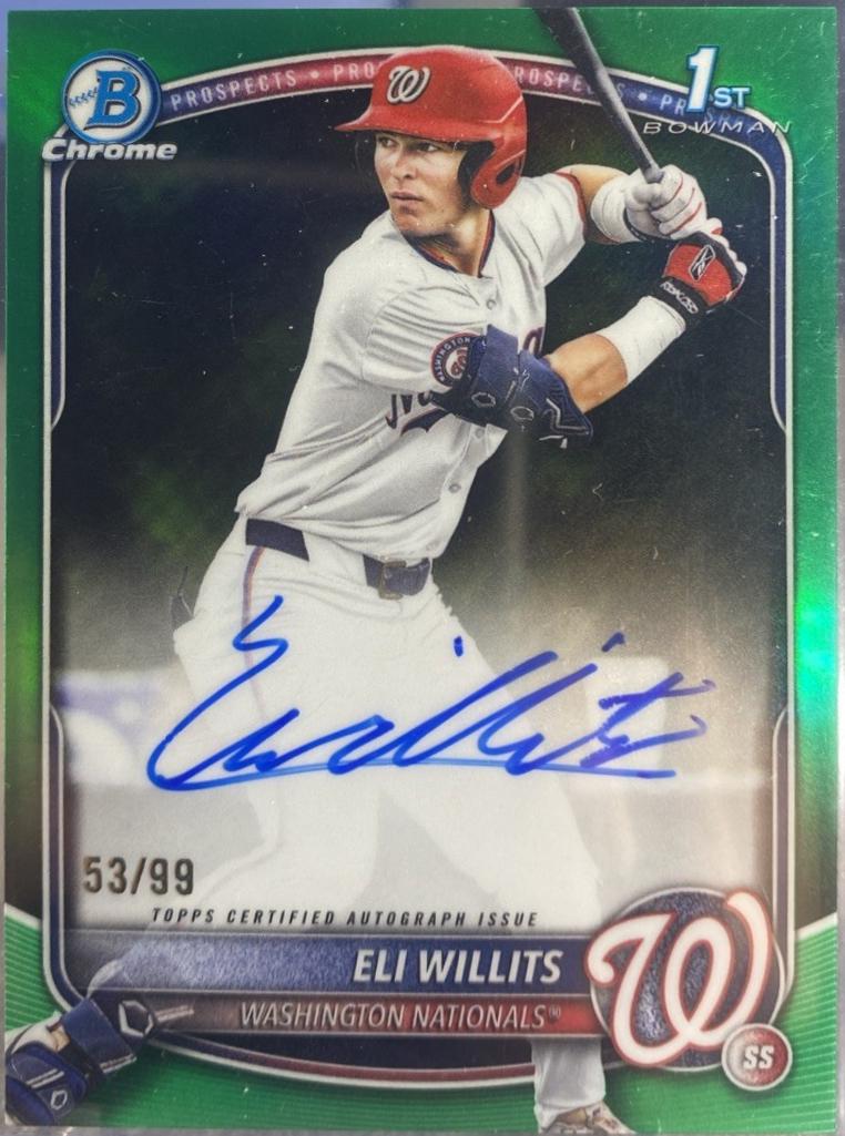 Eli Willits [Green Refractor] #CPA-EW