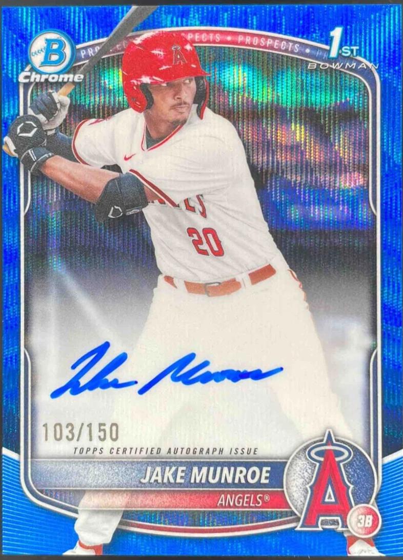 Jake Munroe [Blue Wave Refractor] #CPA-JMU