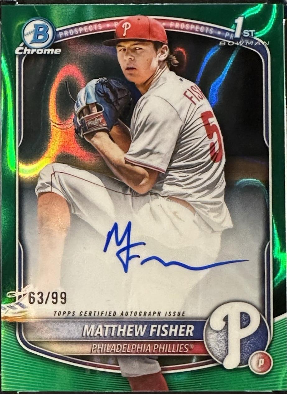 Matthew Fisher [Green Lava Refractor] #CPA-MF