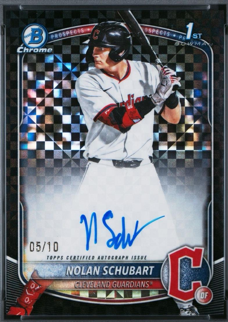 Nolan Schubart [Black X-Fractor] #CPA-NS