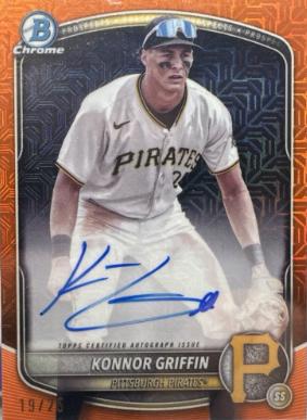 Konnor Griffin [Orange Mojo Refractor] #BMA-KG