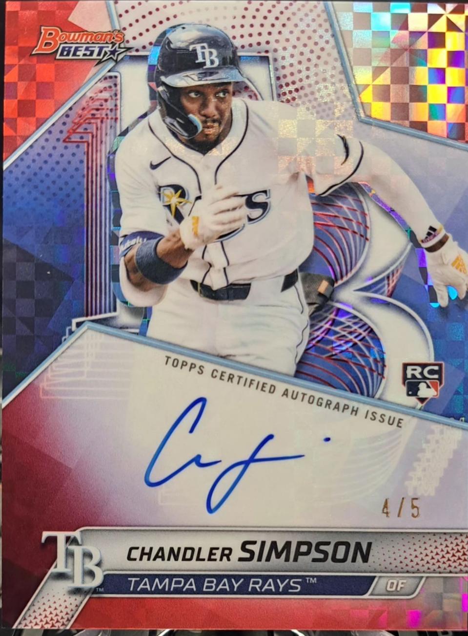 Chandler Simpson [Red X-Fractor] #B25-CSI