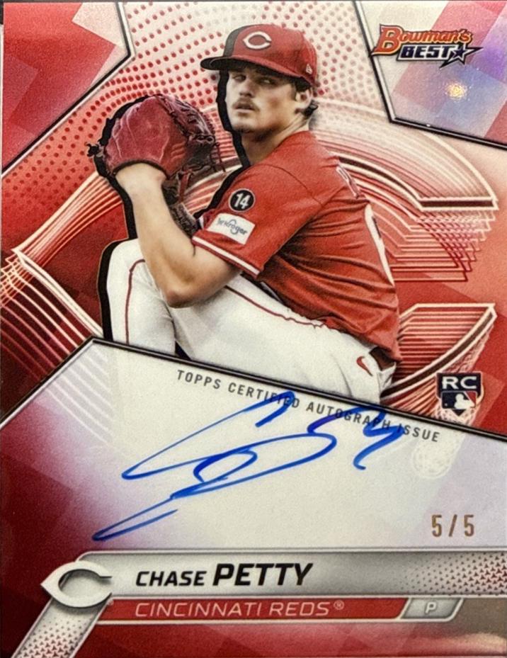 Chase Petty [Red X-Fractor] #B25-CP