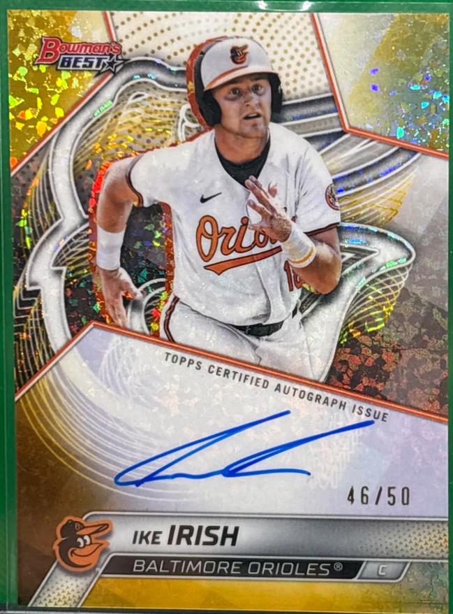 Ike Irish [Gold Mini-Diamond Refractor] #B25-II