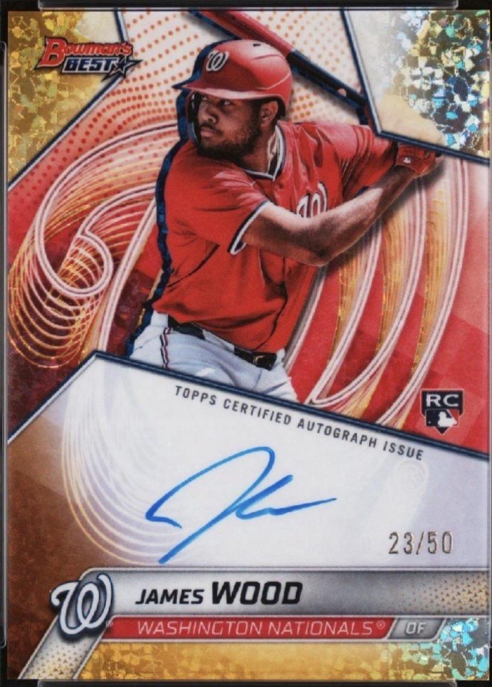 James Wood [Gold Mini-Diamond Refractor] #B25-JW