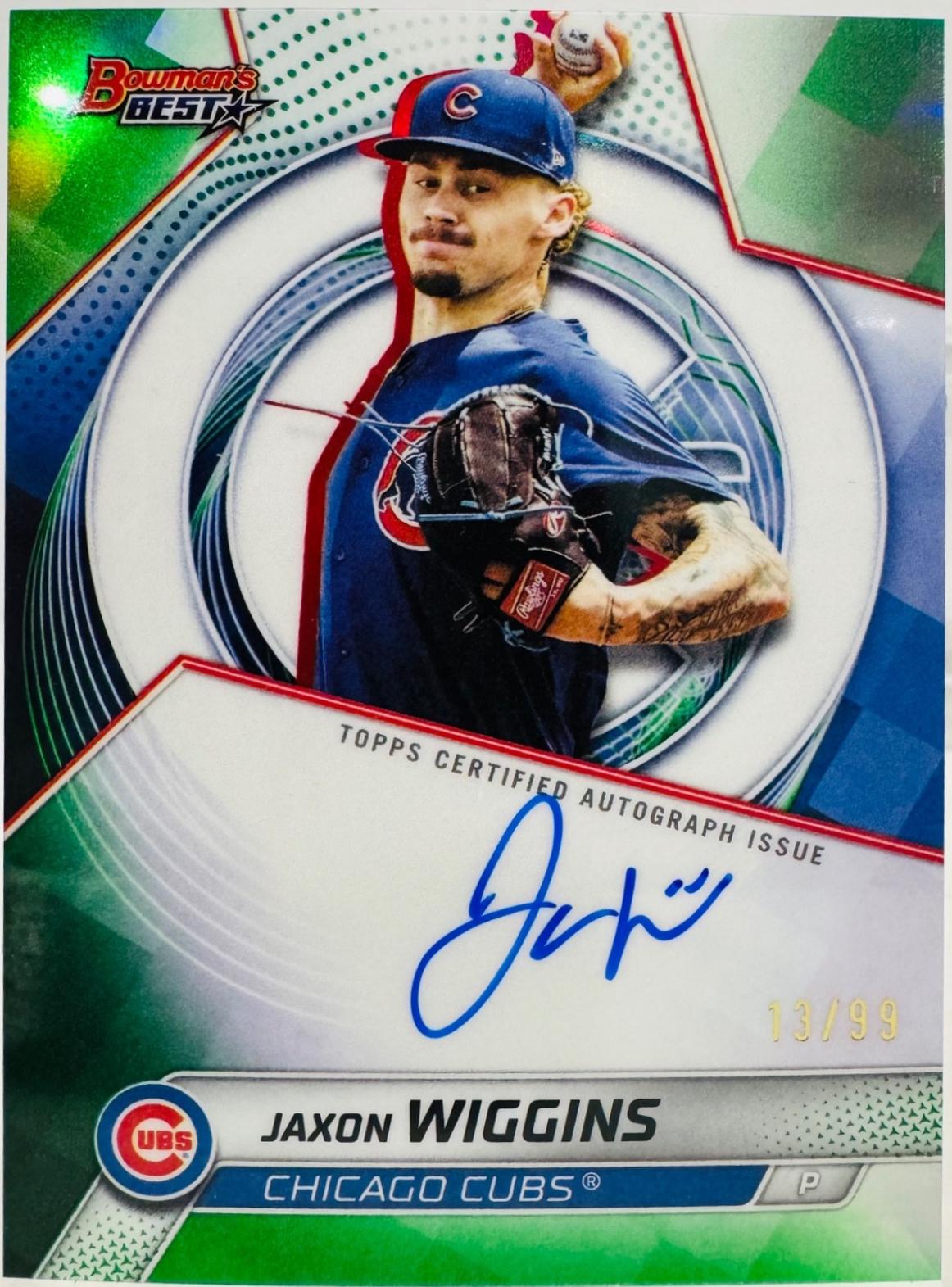 Jaxon Wiggins [Green Refractor] #B25-JWI