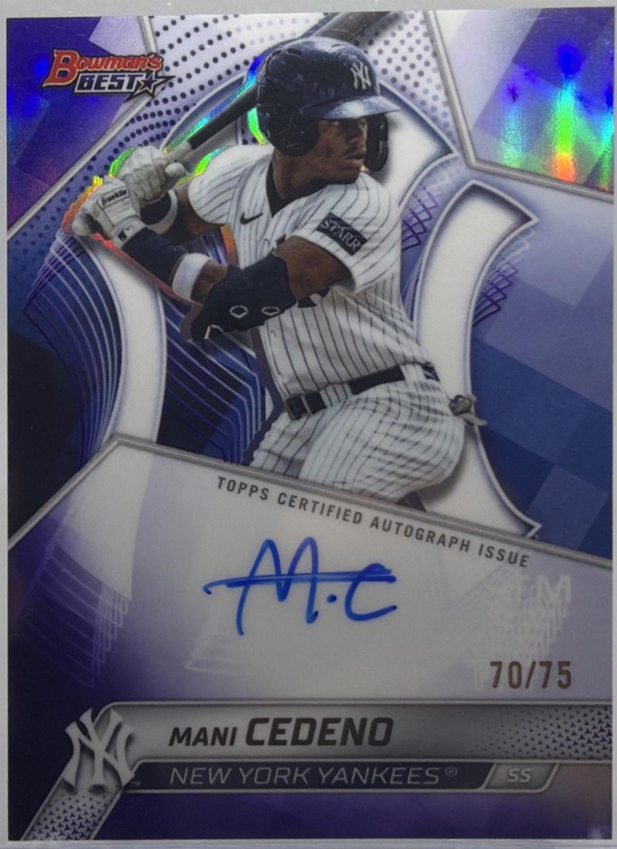 Mani Cedeno [Purple Refractor] #B25-MCE