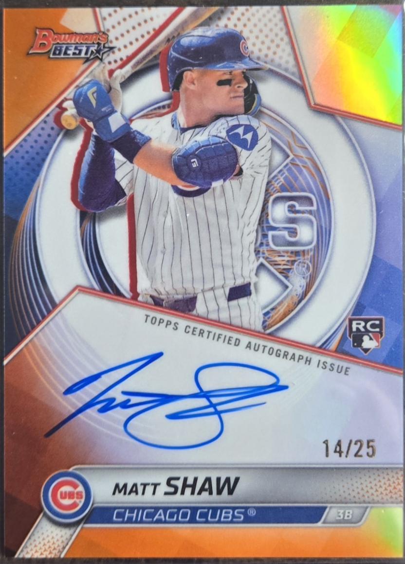 Matt Shaw [Orange Refractor] #B25-MS