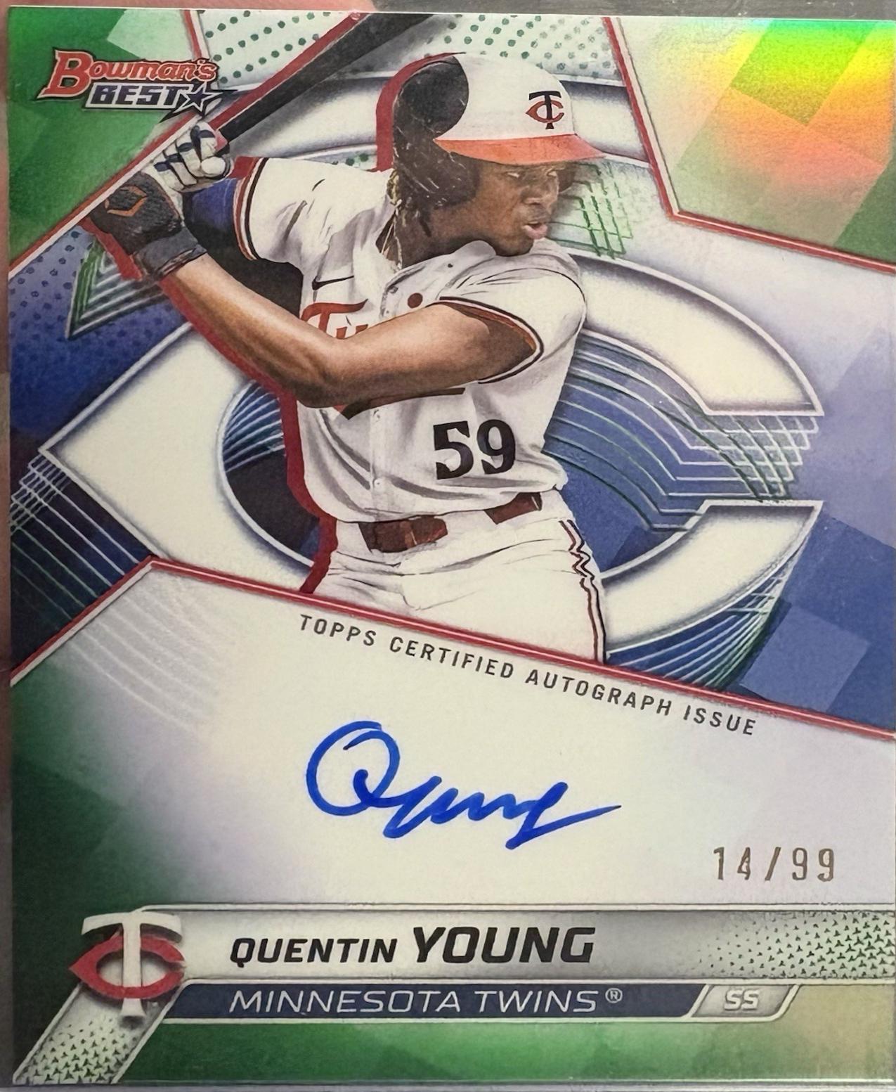 Quentin Young [Green Refractor] #B25-QY