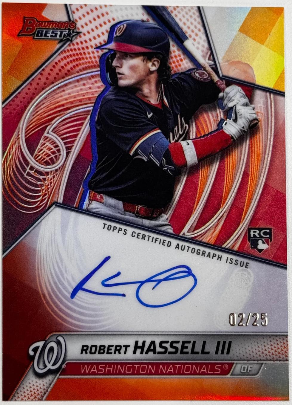 Robert Hassell III [Orange Refractor] #B25-RH