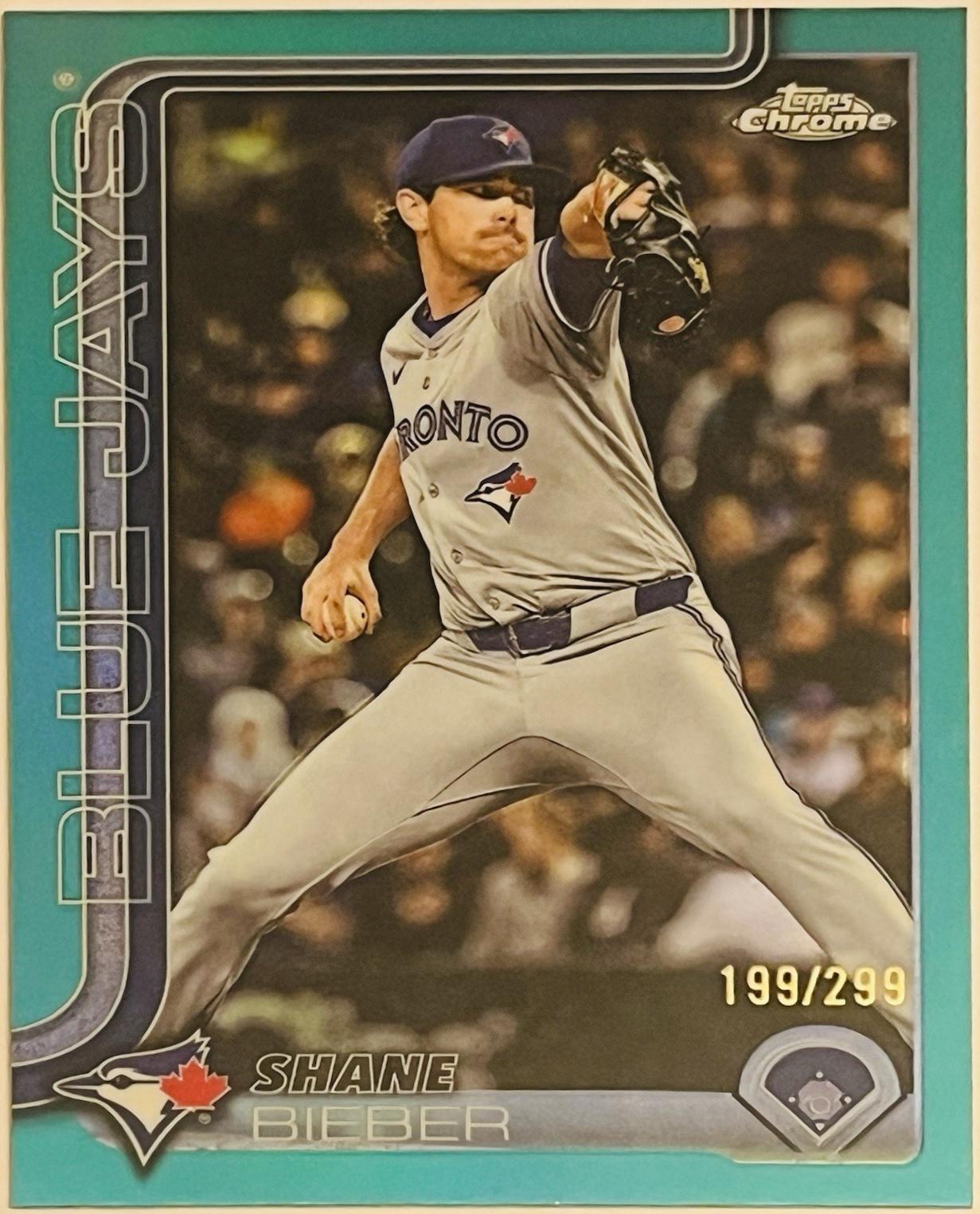 Shane Bieber [Aqua Refractor] #USC52