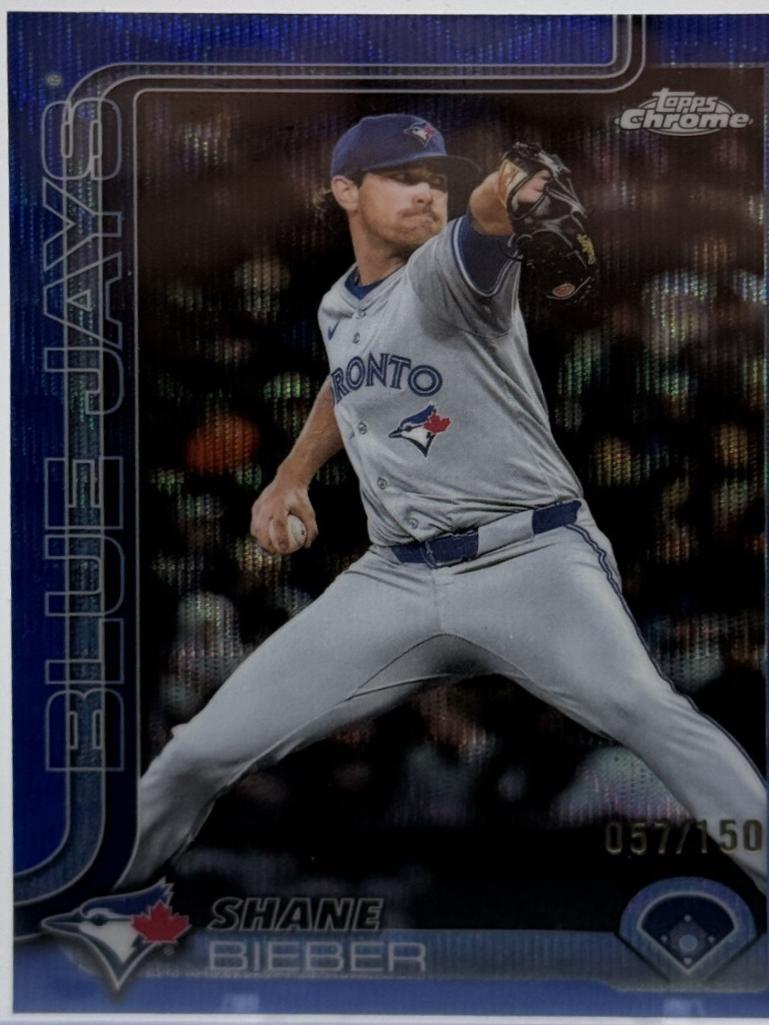 Shane Bieber [Blue Wave Refractor] #USC52