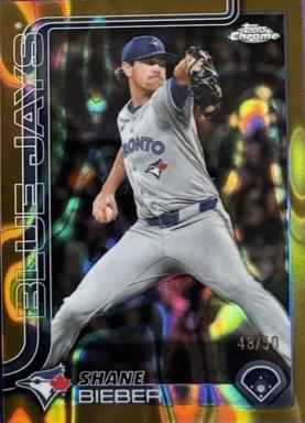 Shane Bieber [Gold Lava Refractor] #USC52