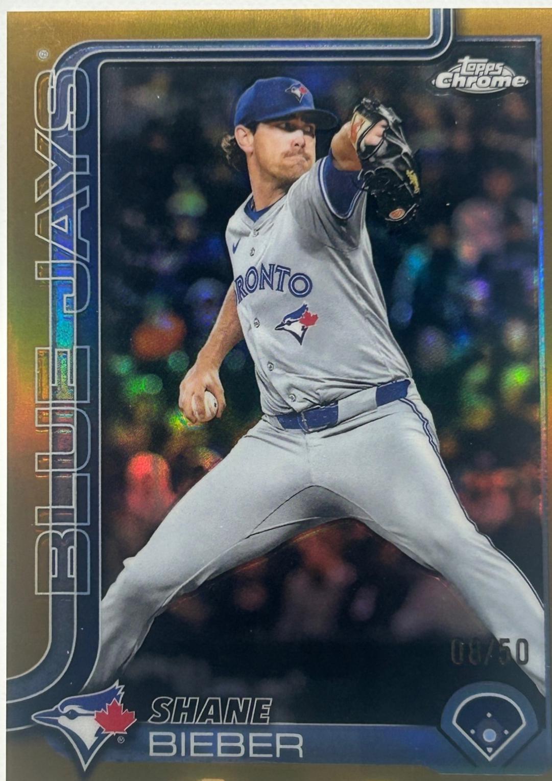 Shane Bieber [Gold Refractor] #USC52