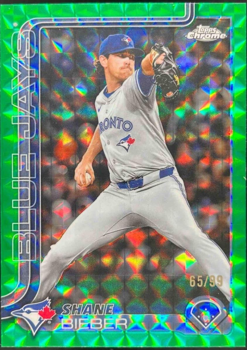 Shane Bieber [Green Refractor] #USC52