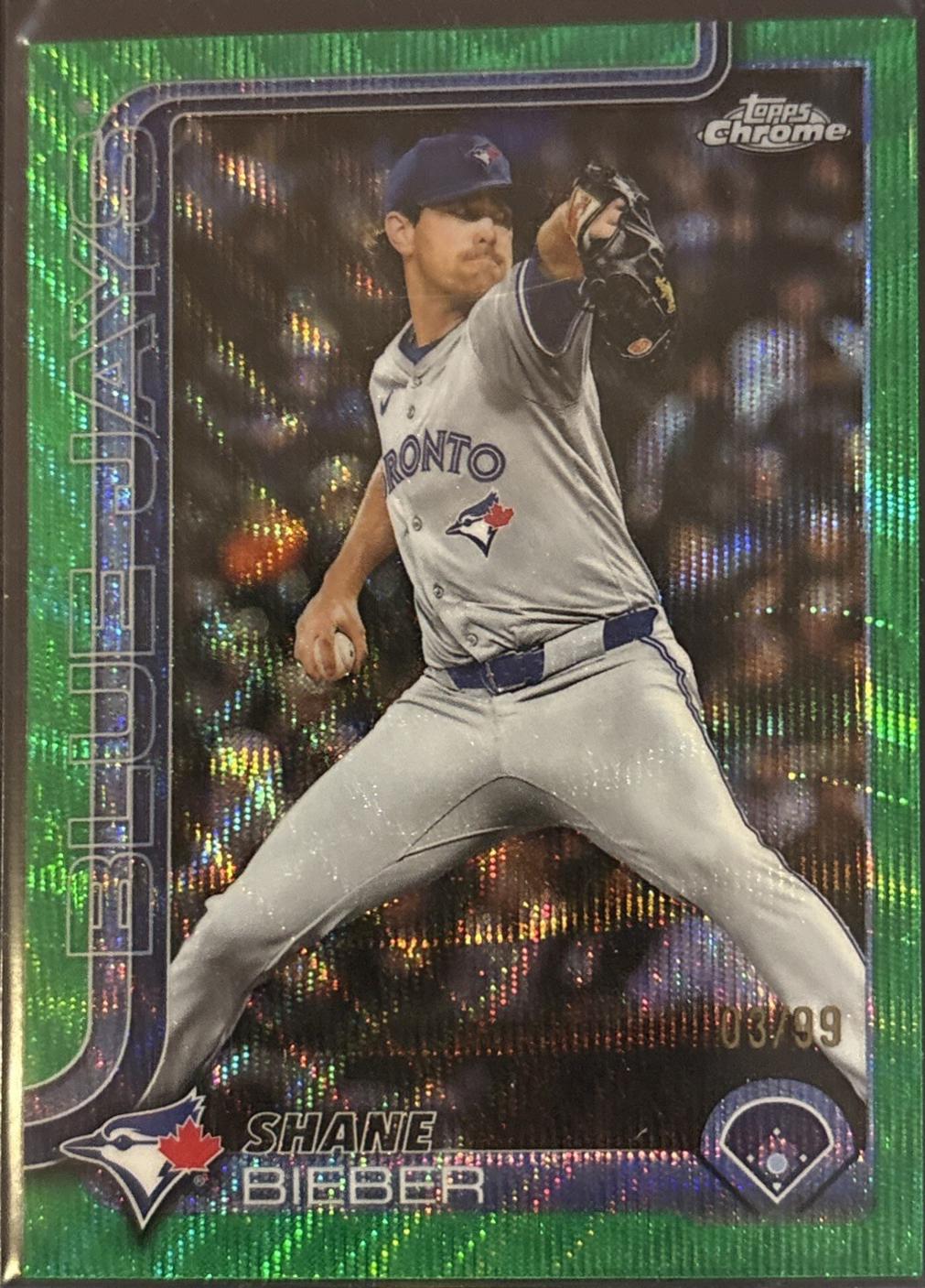 Shane Bieber [Green Wave Refractor] #USC52