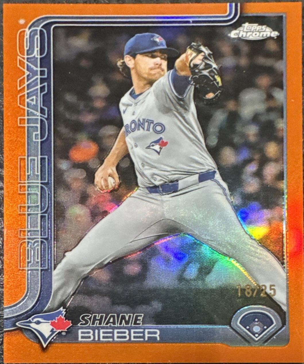 Shane Bieber [Orange Refractor] #USC52