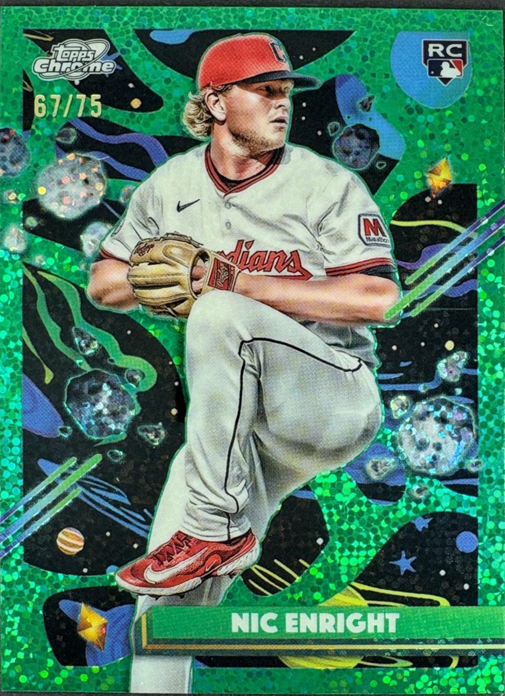 Nic Enright [Green Space Dust Refractor] #67