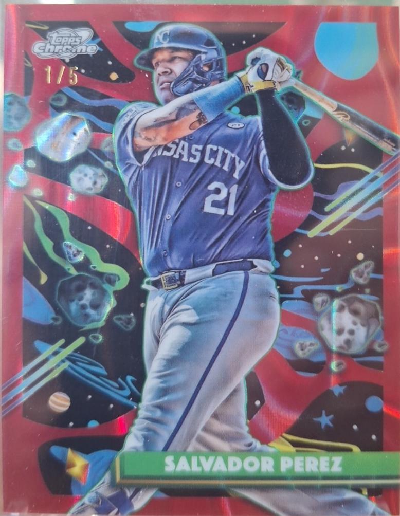 Salvador Perez [Red Flare Refractor] #63