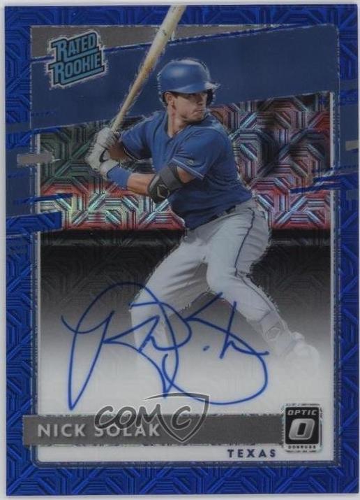 Nick Solak [Blue Mojo] #RRS-NS