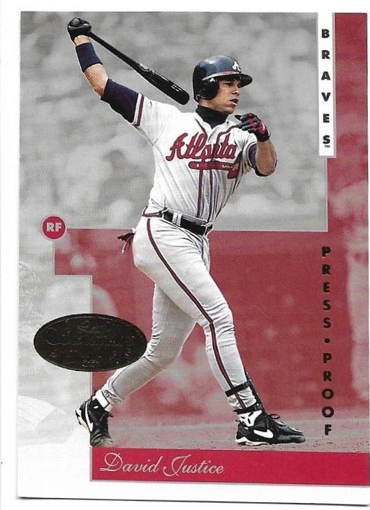 David Justice [Gold Press Proof] #120