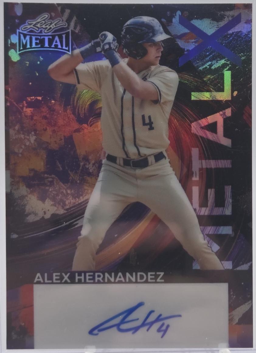 Alex Hernandez [Red Flood] #MX-AH1