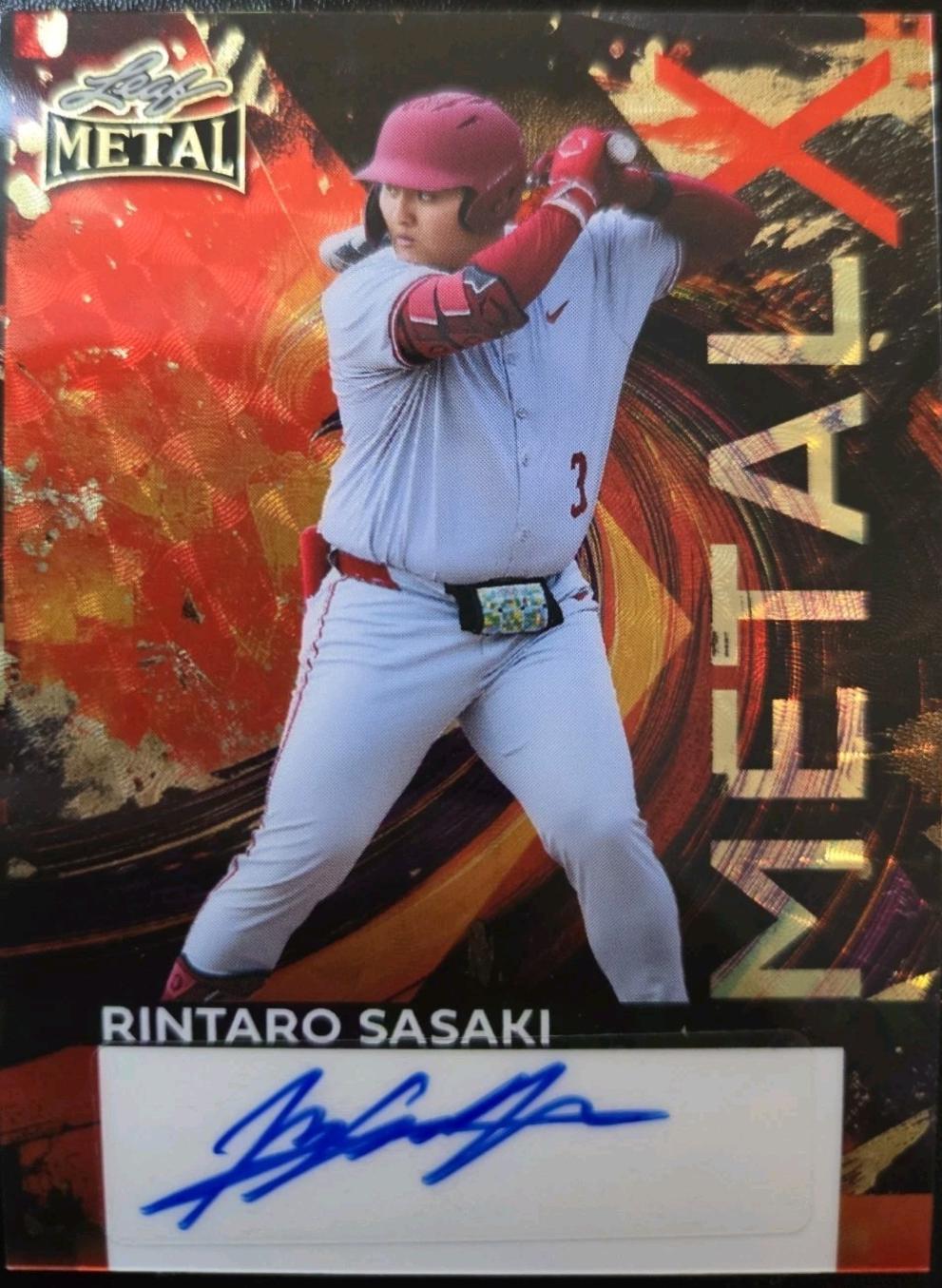 Rintaro Sasaki [Super Prismatic Gold] #MX-RS1