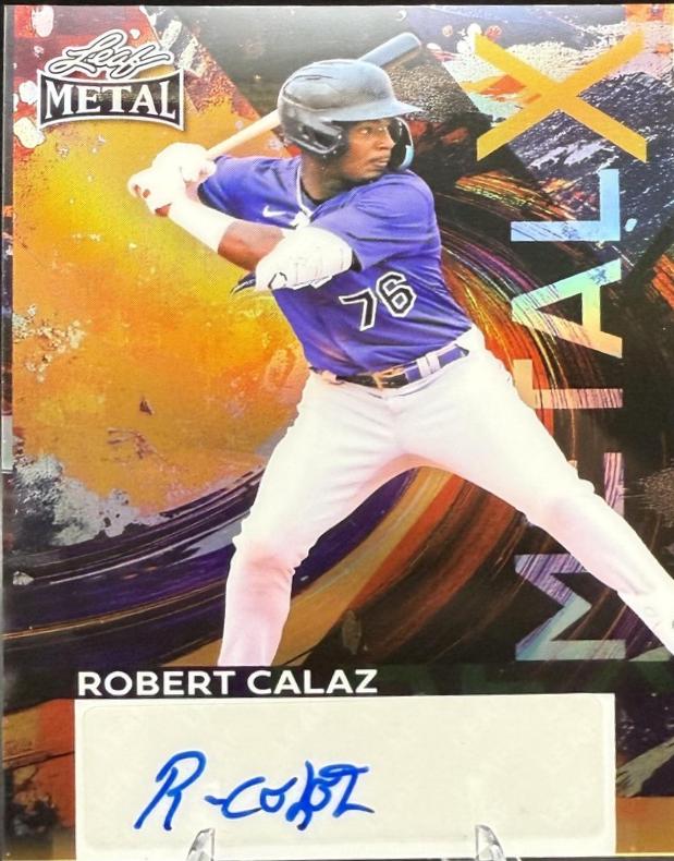 Robert Calaz [Super Prismatic Gold] #MX-RC1