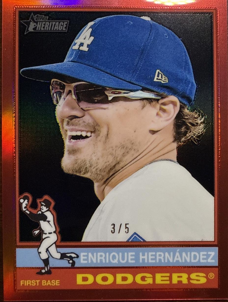 Enrique Hernandez [Red Chrome] #604